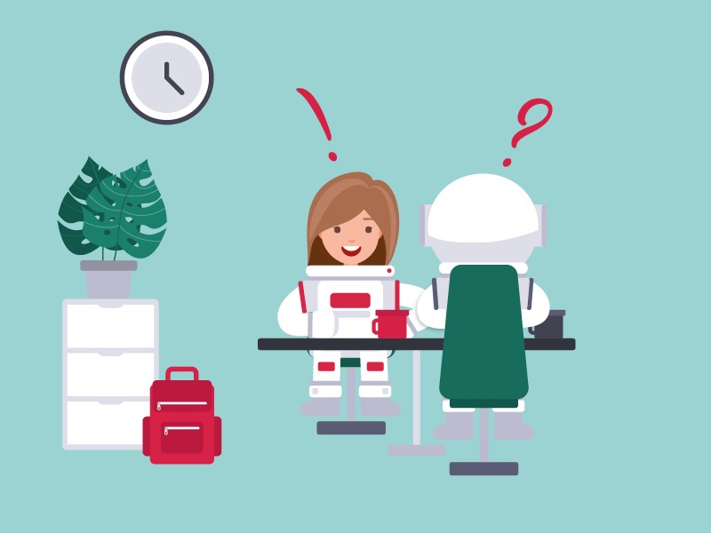 Fragen und Antworten im Vorstellungsgespräch